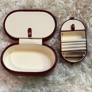 Vintage Wolf Travel Jewelry Case